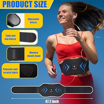 FDA Cleared ABS Stimulator Muscle Toner, Ab Machine, Fitness Workout Equipment for Women and Men