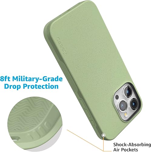 Vista 341 de Casely Funda para iPhone 15 Pro Jardín Secreto Flores mixtas Funda atrevida Compatible con MagSafe y botón de acción Jardín Secreto Floral