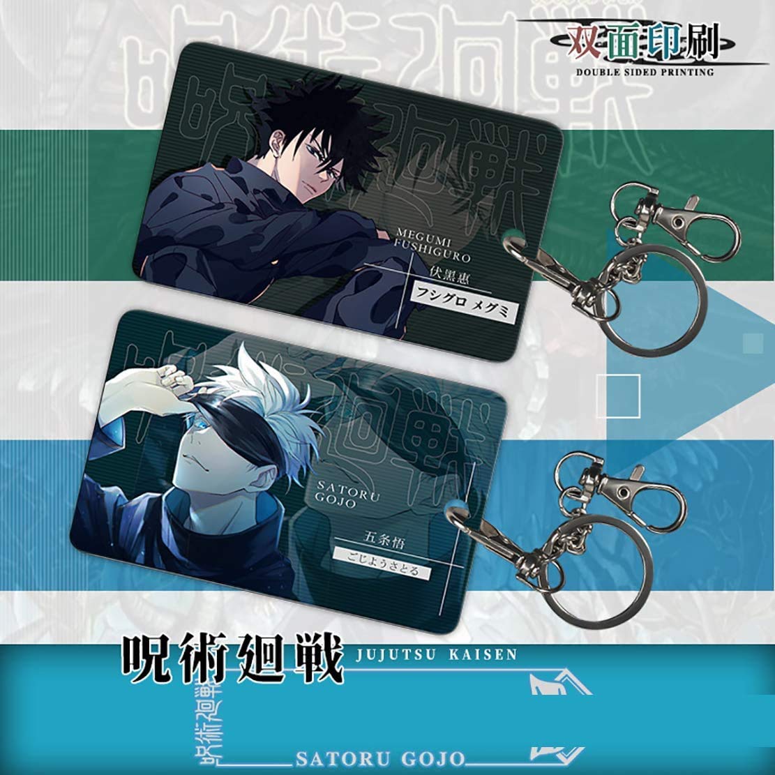 呪術廻戦 五条悟 名札型交通系ICカードケース ネックストラップ(未開封)新品 呪術廻戦 五条悟 名札型交通系ICカードケース ネックストラップ