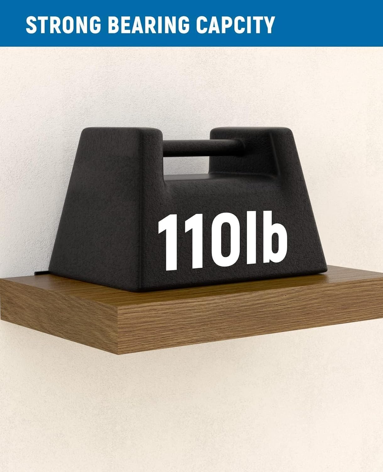 LEOPO Black 32-Pack 6 inch Floating Shelf Brackets, Hidden Shelf Bracket for Wood, Concealed Blind Shelving Support,Invisible Coated Brackets for DIY Decorative,Fit for Kitchen, Bathroom,Study Room