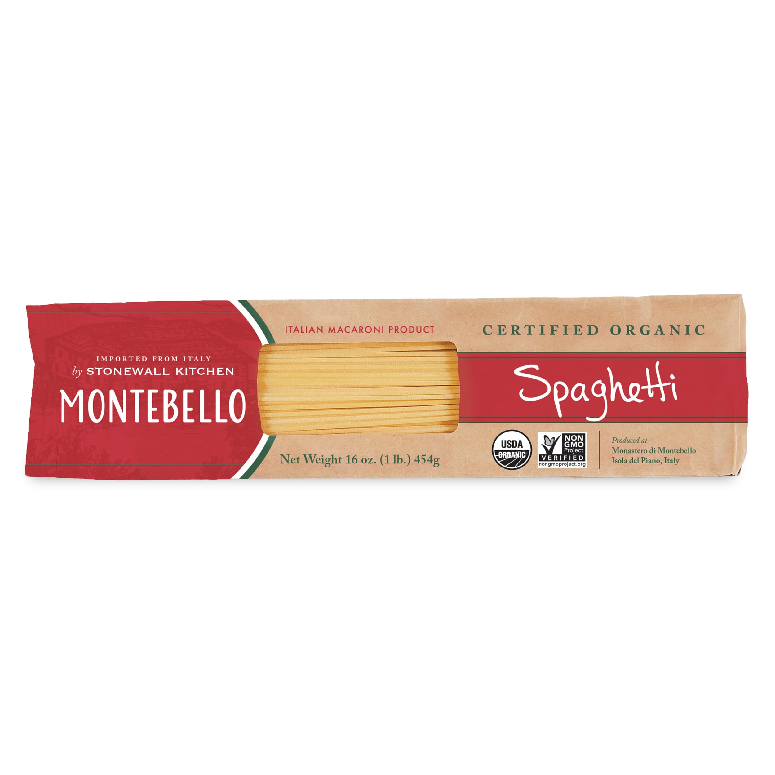 Organic Spaghetti Premium Italian Pasta, 16 oz.