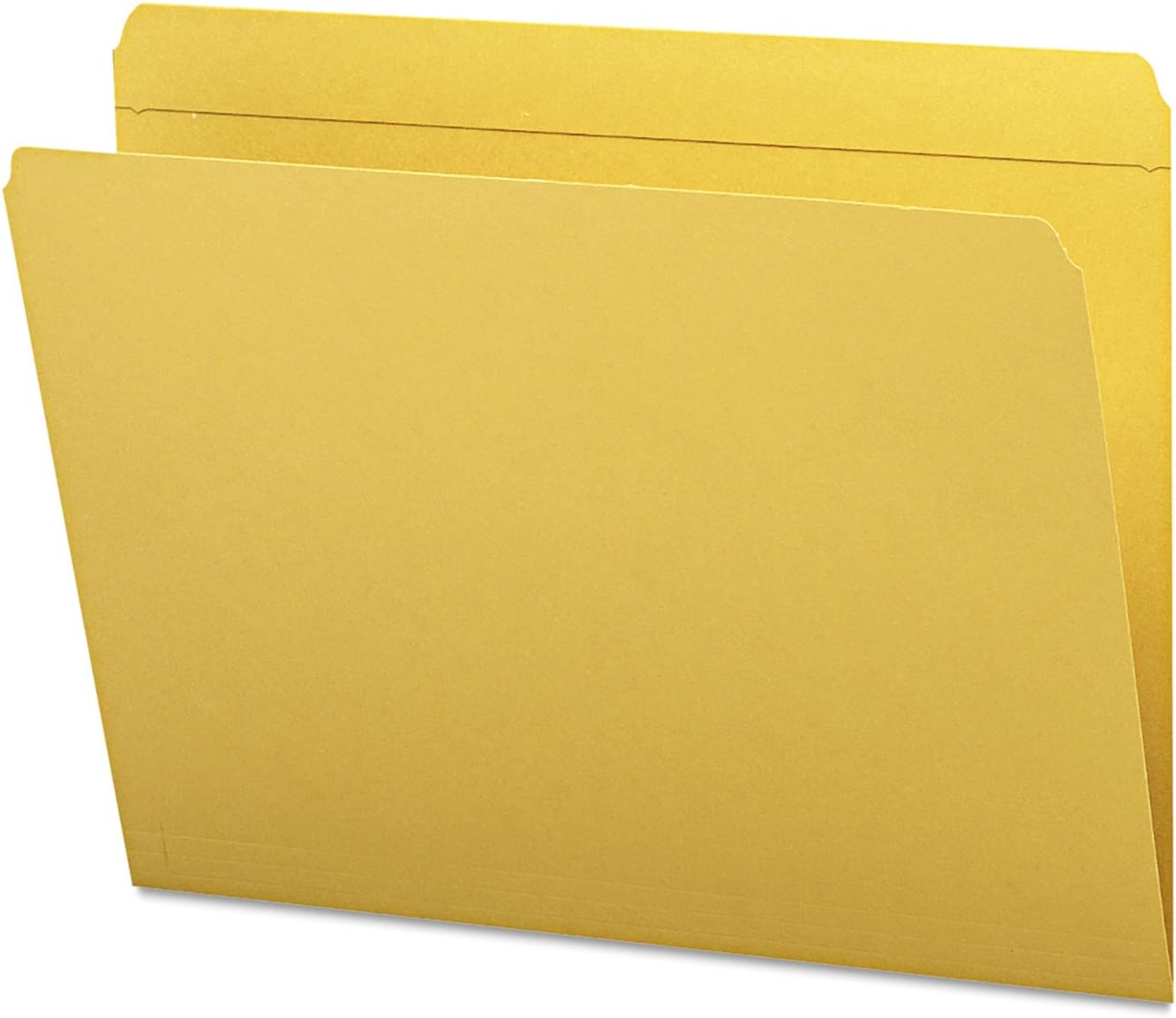 Smead File Folder, Reinforced Straight-Cut Tab, Letter Size, Kraft, 100 Per Box (10710)