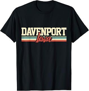Davenport Iowa Gift T-Shirt