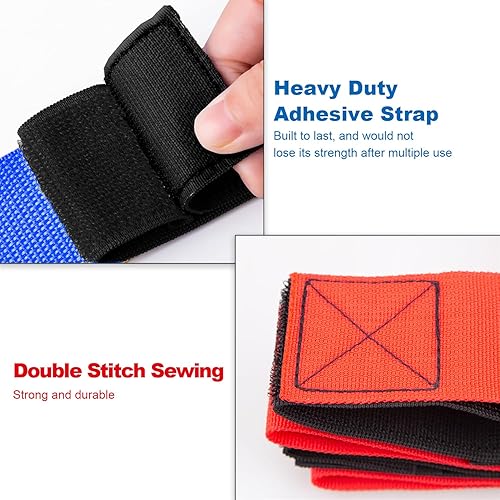 Miniatura 3 de Banda de carreras de 6 patas, juego de grupo de fiesta al aire libre para niños y adultos, carrera de equipo cooperativo para fiesta de cumpleaños,