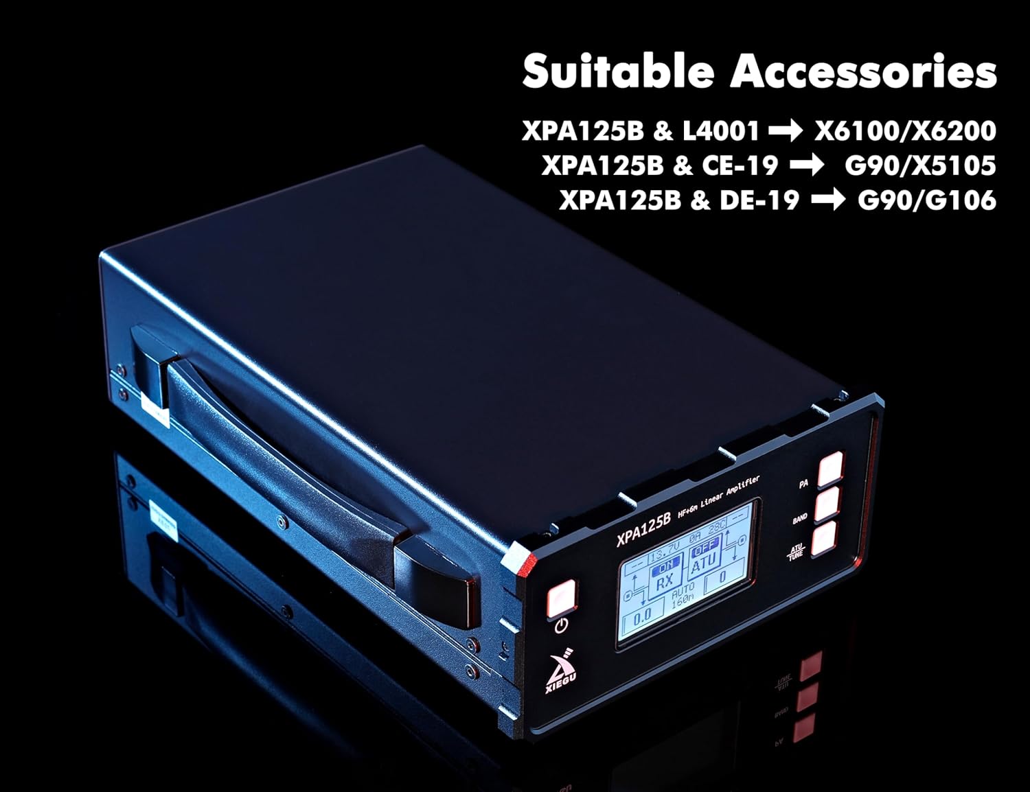 Xiegu XPA125B 100W PA and ATU Power Enhancement for Xiegu Host