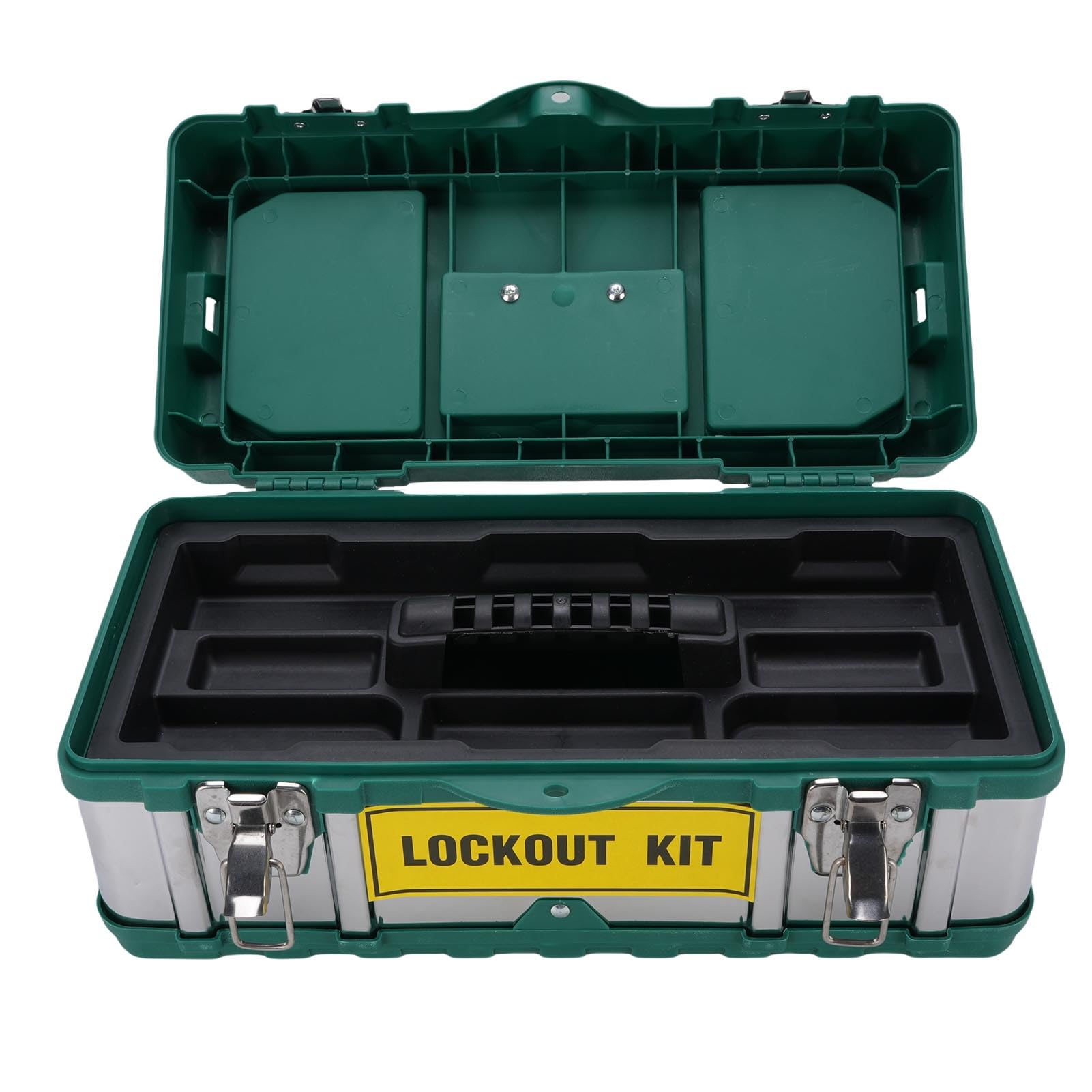 RiToEasysports Kit LOTO, Bloqueo de Seguridad Ajustable para Interruptores Eléctricos con Candado de Cable de Acero y Funda de Nailon Resistente, para Mantenimiento Industrial y Control de Riesgos