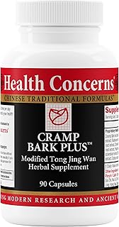 Health Concerns Cramp Bark Plus – Menstrual Cramp Relief & Hormonal Balance – Circulation Support – Dong Quai, Black Cohosh, Bupleurum & Chinese Herbs – Herbal Supplement for Women – 90 Capsules