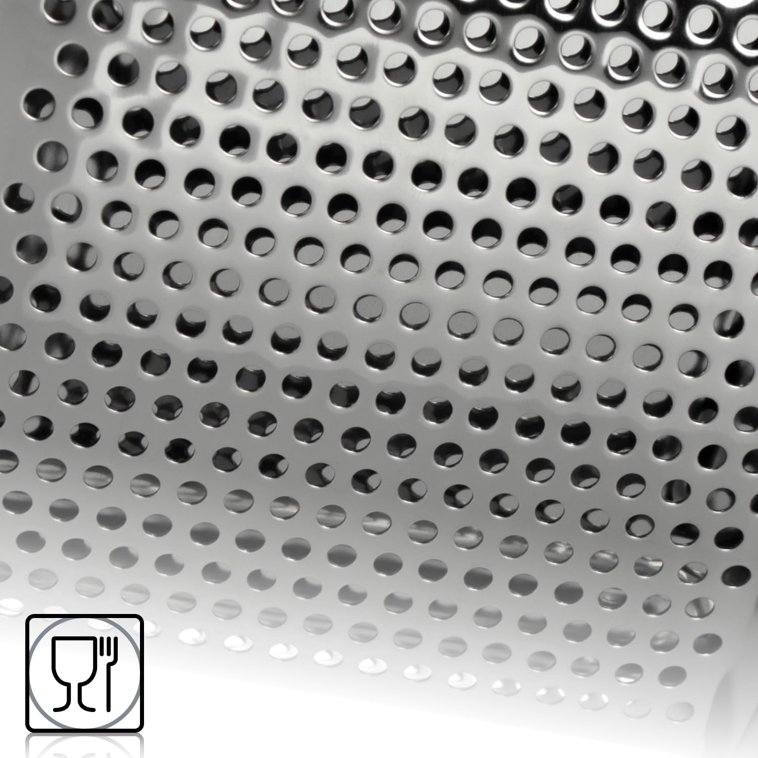 com-four® Kartoffelpresse aus rostfreiem Edelstahl, spülmaschinengeeignet - Spätzlepresse - Spaghettieispresse - Kartoffelstampfer