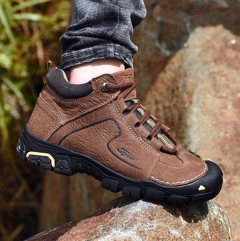 Hombre Botas de Senderismo Zapatos de Aire Libre y Deportes Trekking Sneakers