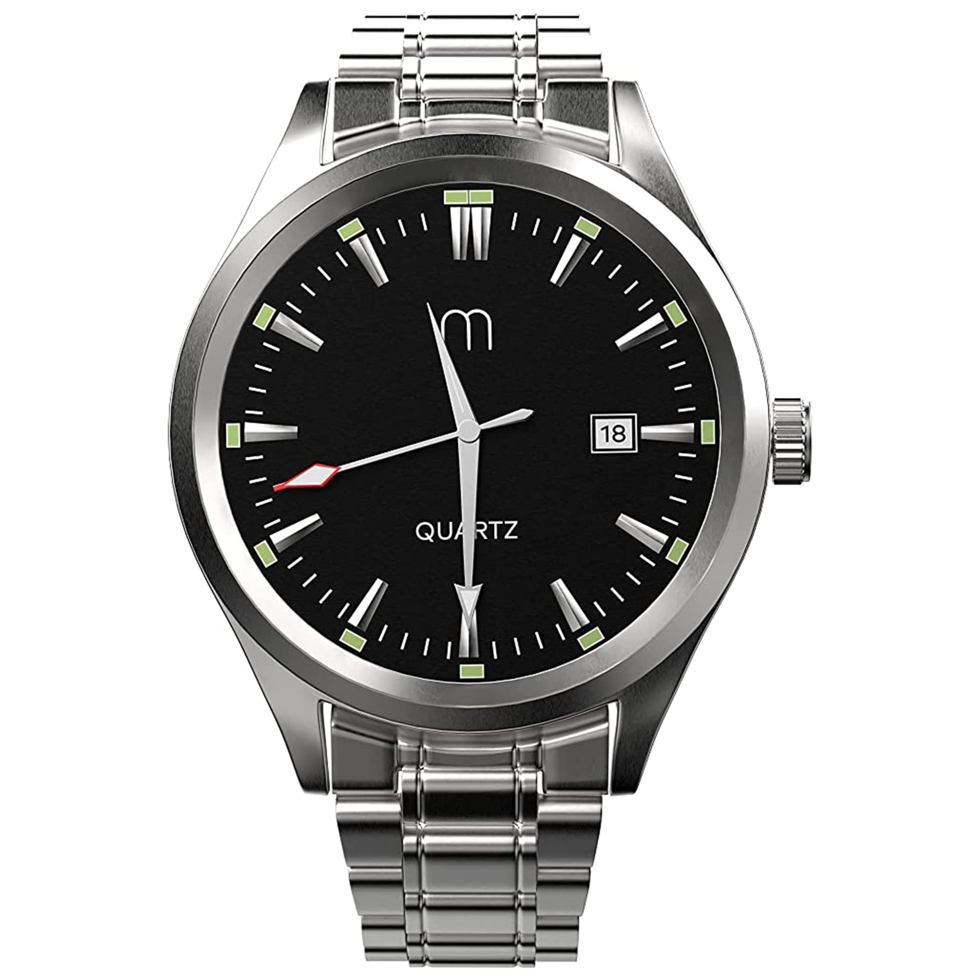 Watches for Men, Executive Stainless Steel Mens Watches, Fashion Business Men's Wrist Watches, Water Resistant Mens Watch, Quartz Men Watches, Classy, Minimalistic Men's Watch