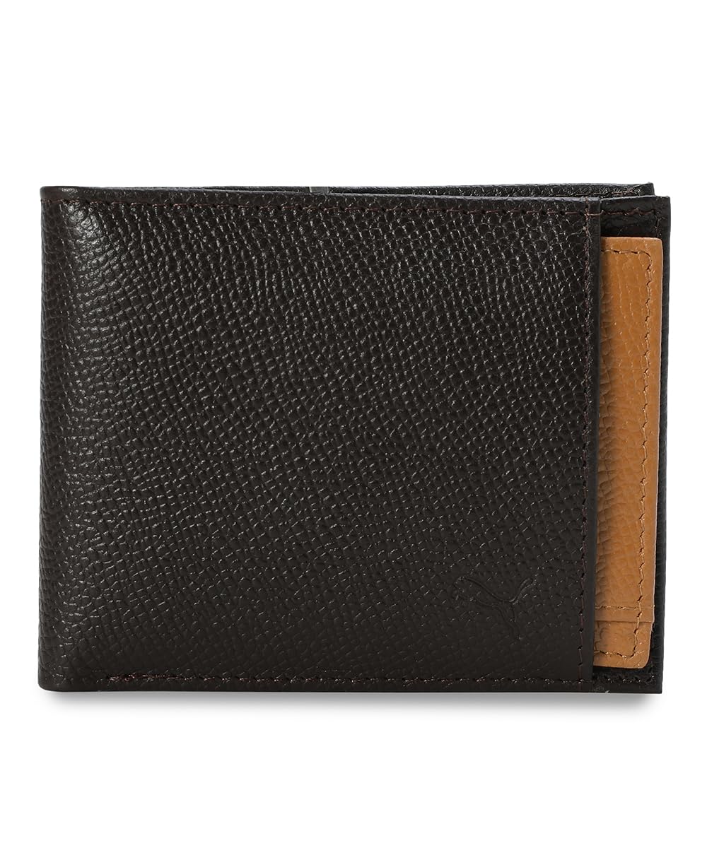 Unisex-Adult, Leather 2 in 1 Wallet, Chocolate, (9177902)-image-6