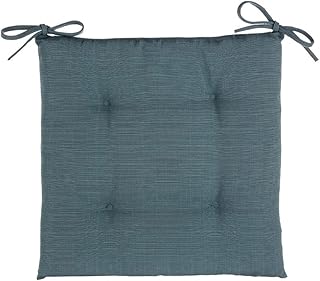 Hespéride - Cojín para Silla de 4 Puntos (40 x 40 x 4 cm, poliéster), Color Azul