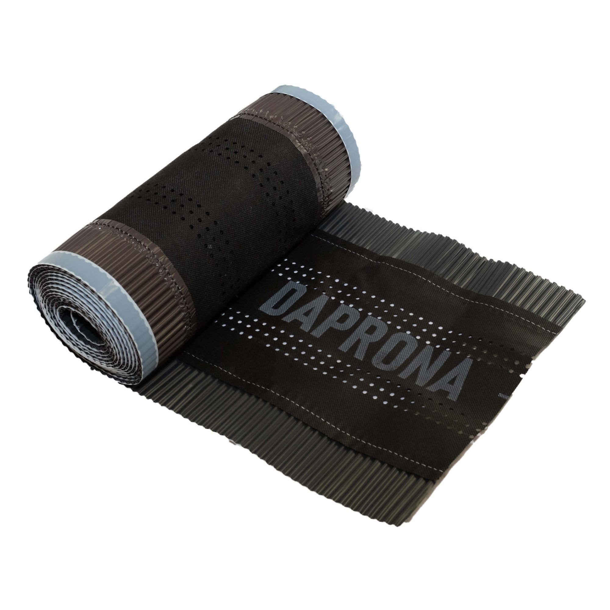 5m DAPRONA Dry Ridge Aluminium Super Vent 390mm Anthracite RAL 7021 Butyl Adhesive