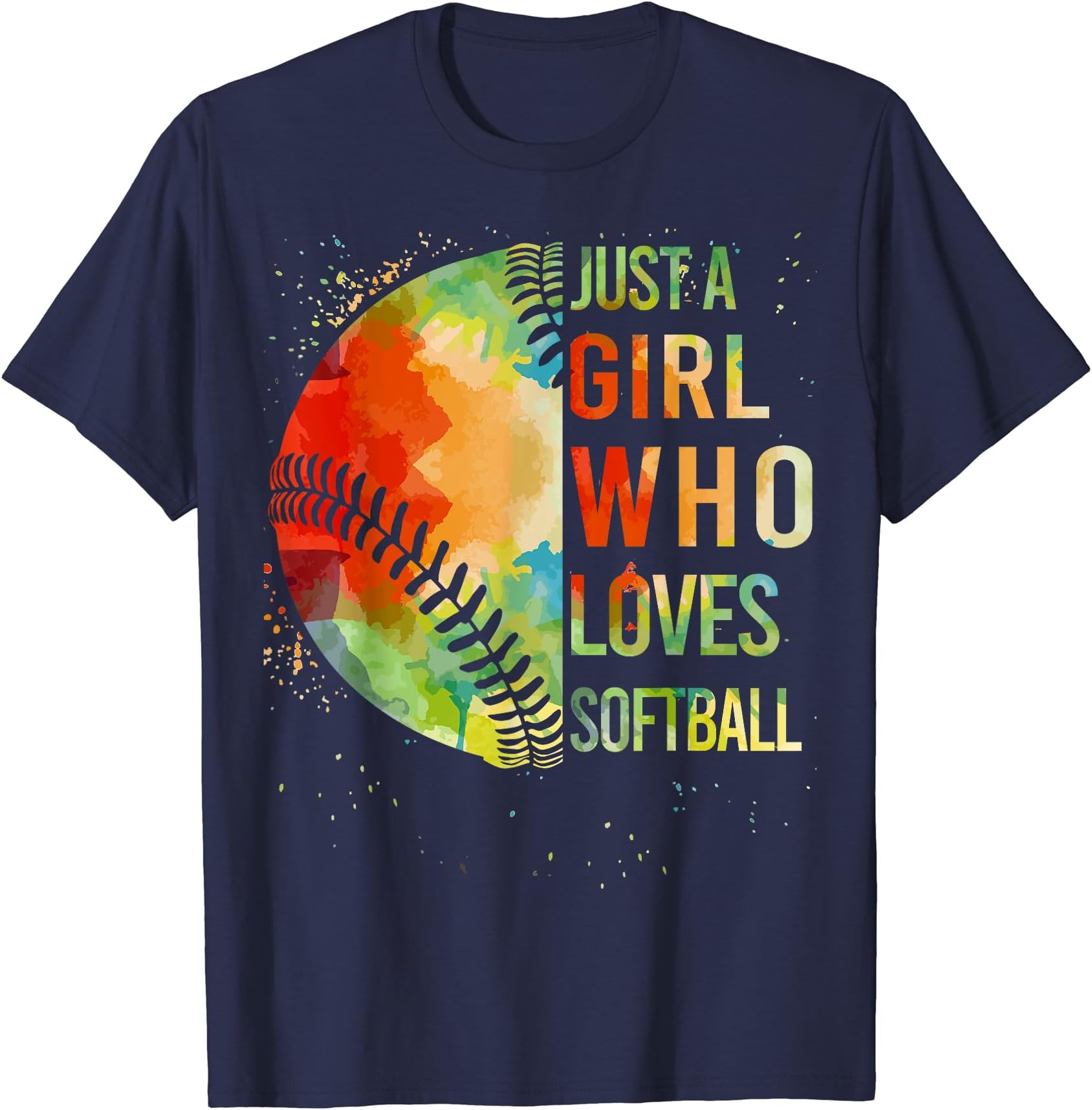 CATGirl Who Love Softball-Shirt Catcher Pitcher Cute Mom Women T-Shirt