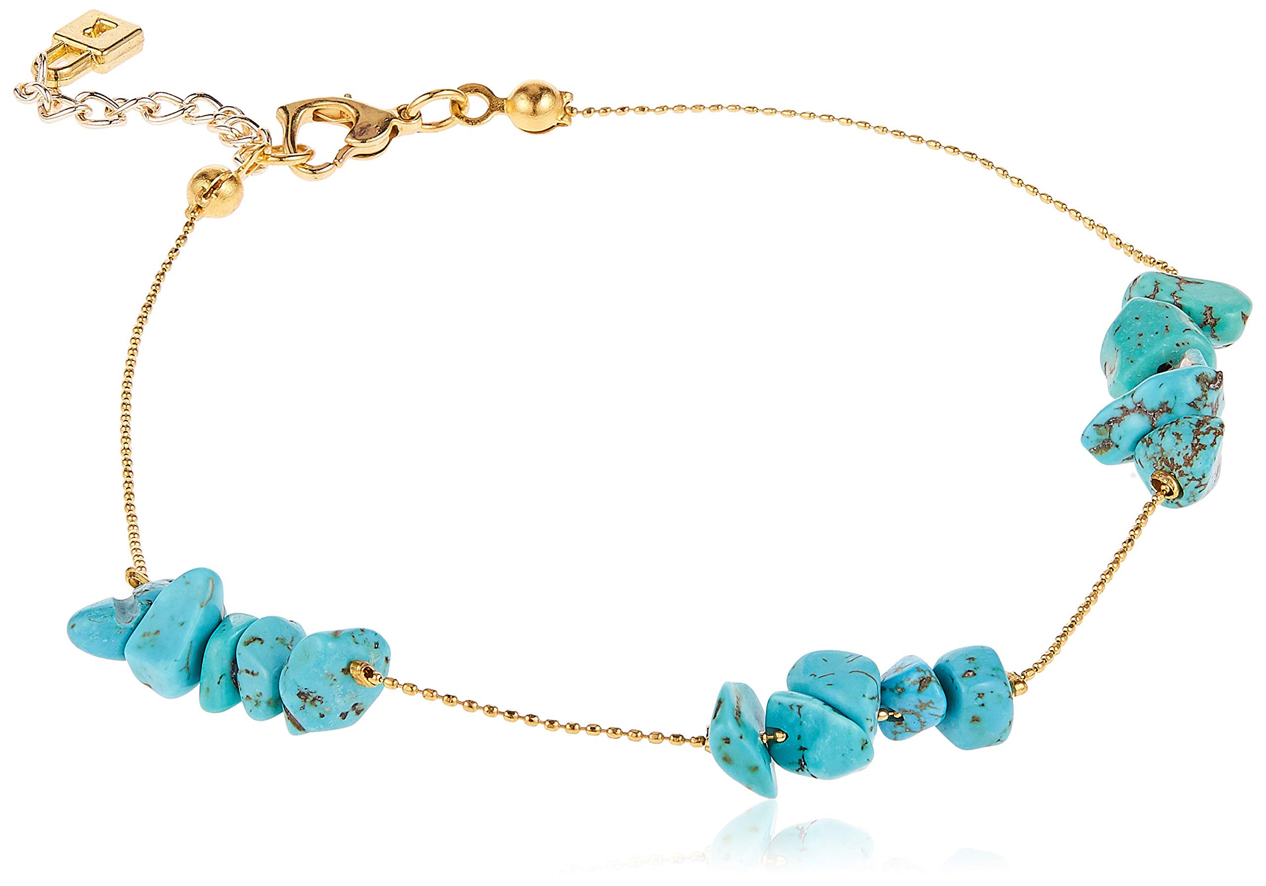 AlwanLong Size Turquoise Anklet for Women - EE3935TGRQ
