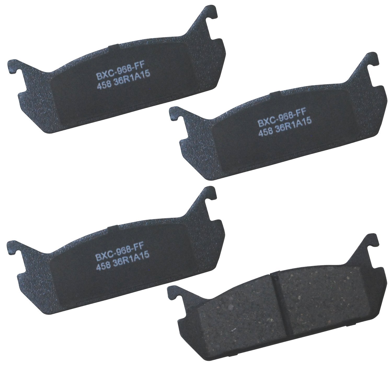 Bendix Premium SBC458 Ceramic Rear Brake Pads for Ford Escort 1996-1991, Mazda 323 1991-1990, Miata 1993-1990, Protege 1994-1990, Mercury Tracer 1996-1991