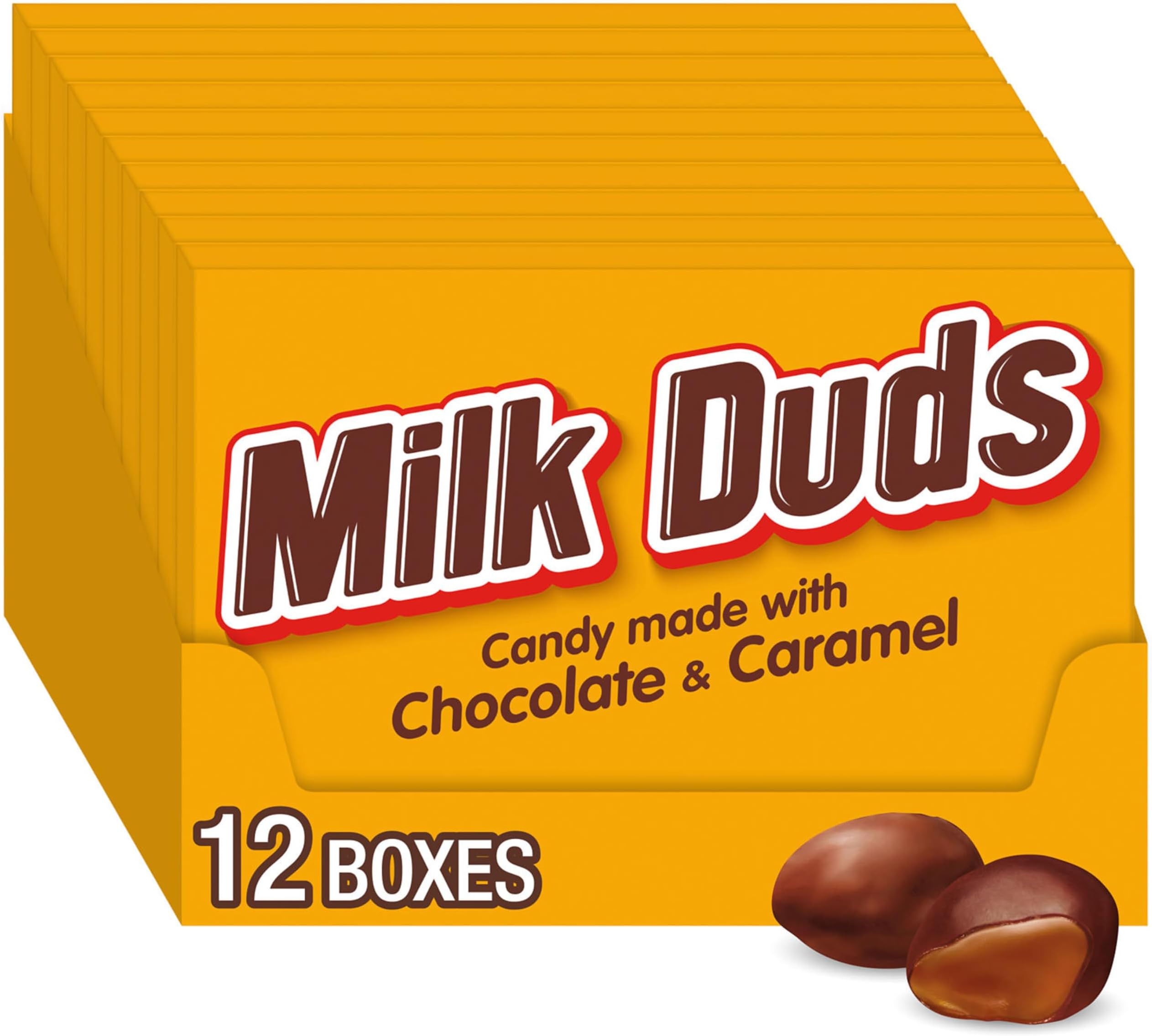 Chocolate and Caramel Candy Boxes, 5 oz (12 Count)