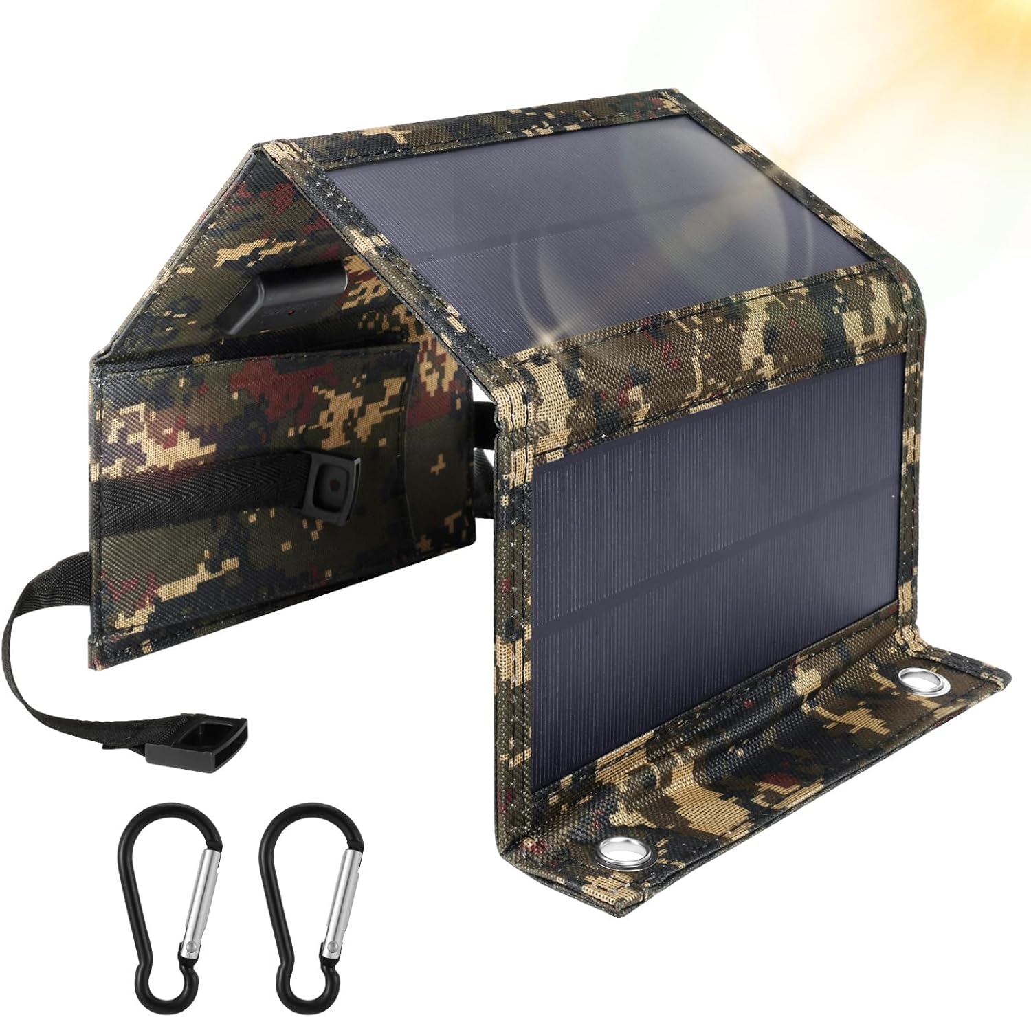 5V 20W Portable Foldable Solar Charger, USB Solar Charging Panel with Output, Solar for Outdoor Cycling Hiking Camping Travel, Durable Scratch-Resistant Power Supply 1Set 5V 20W Portable Foldable Solar Charger, USB Solar Charging Panel with Output, Solar for Outdoor Cycling Hiking Camping Travel, Durable Scratch-Resistant Power Supply 1Set