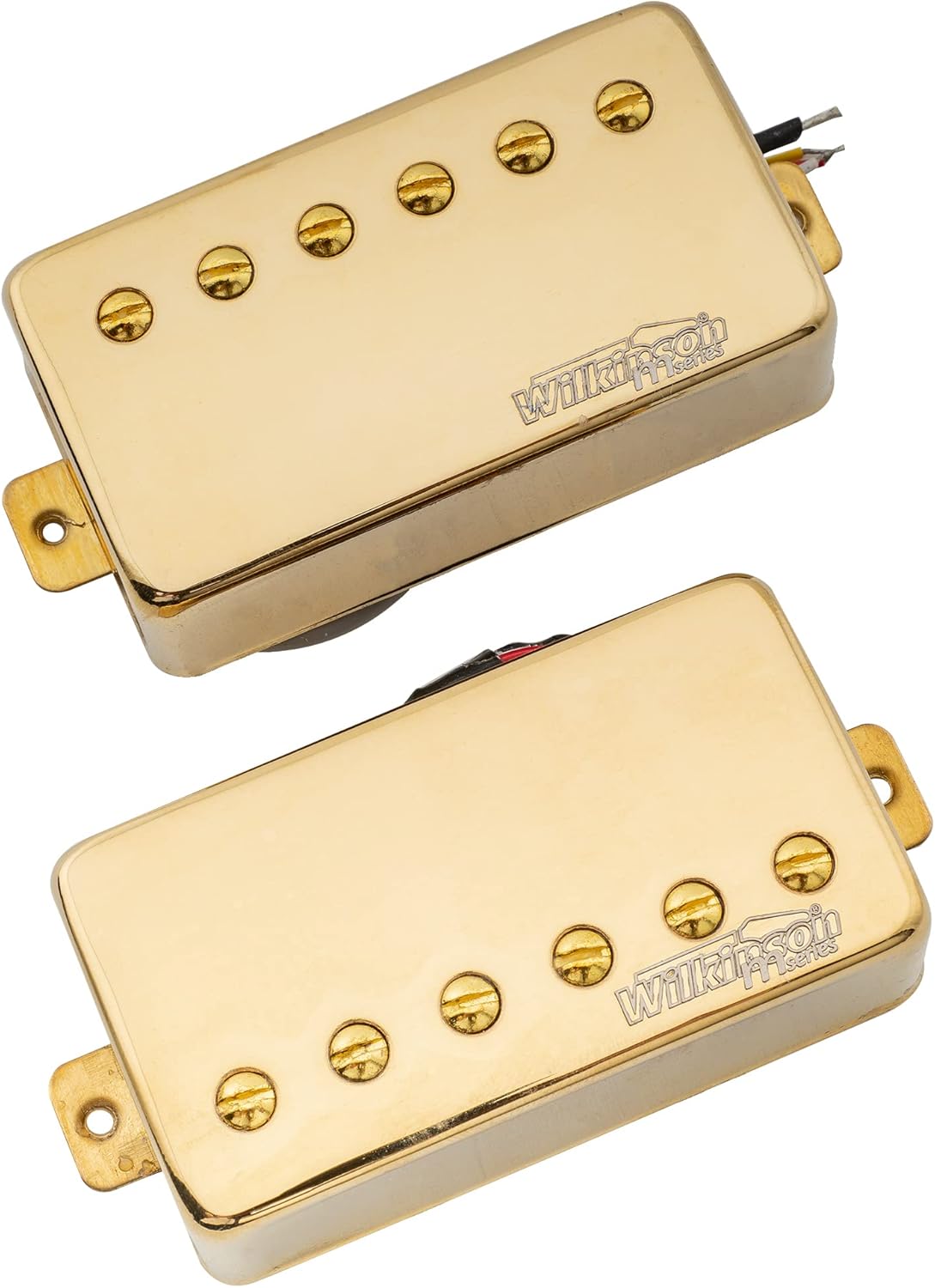 Wilkinson Vintage Tone Alnico 5 Humbucker Pickups Set for Les Paul Style Electric Guitar, Gold