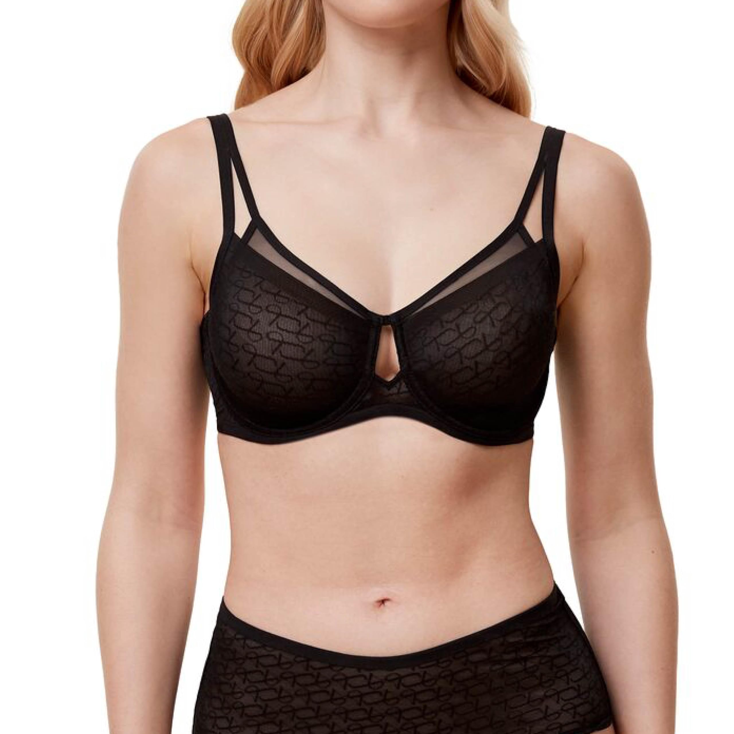 Triumph Women's Signature Sheer W01 EX Bra, Black, 34G