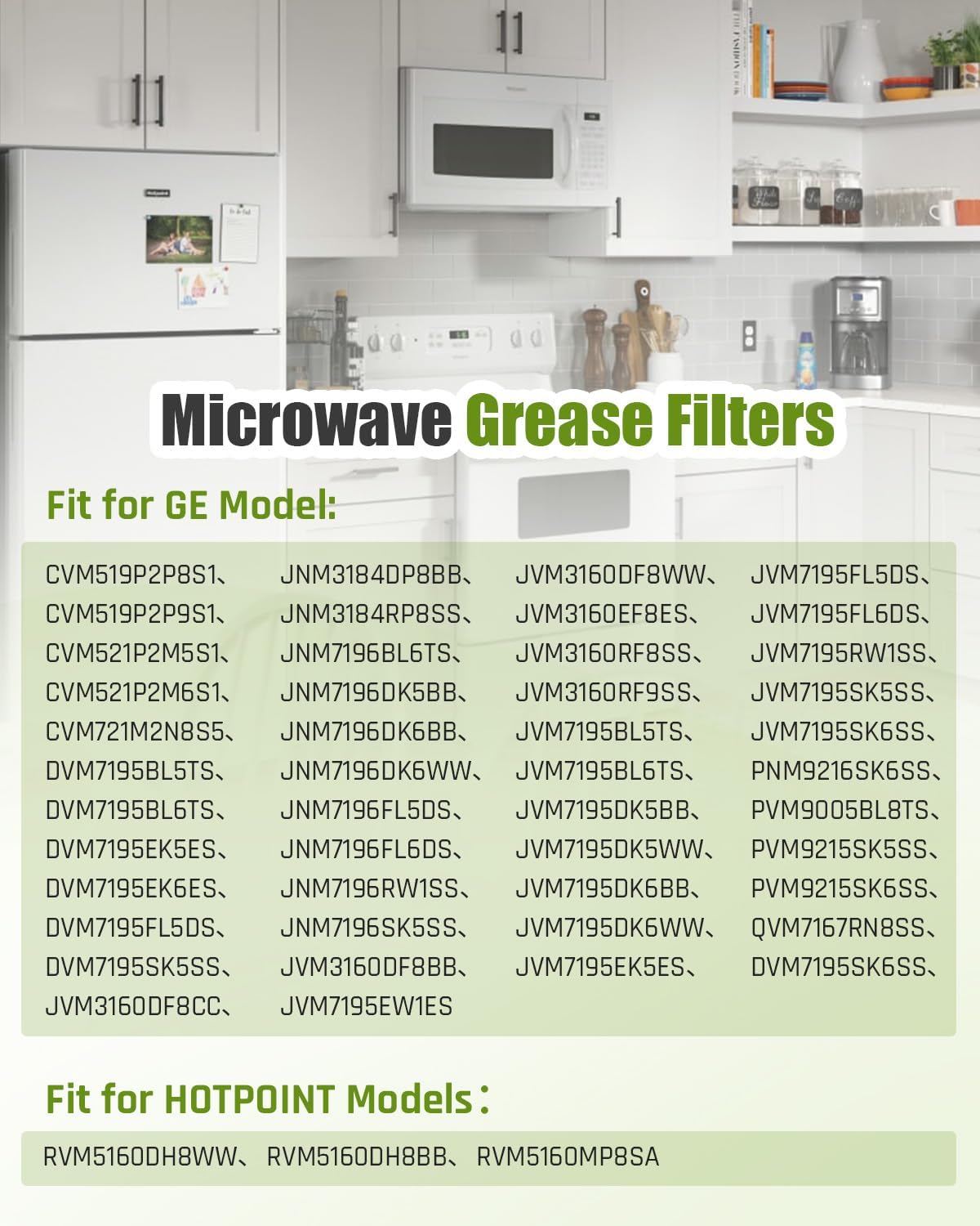 WB02X35491 Microwave Grease Filter Fit for GE/HOTPOINT Microwave