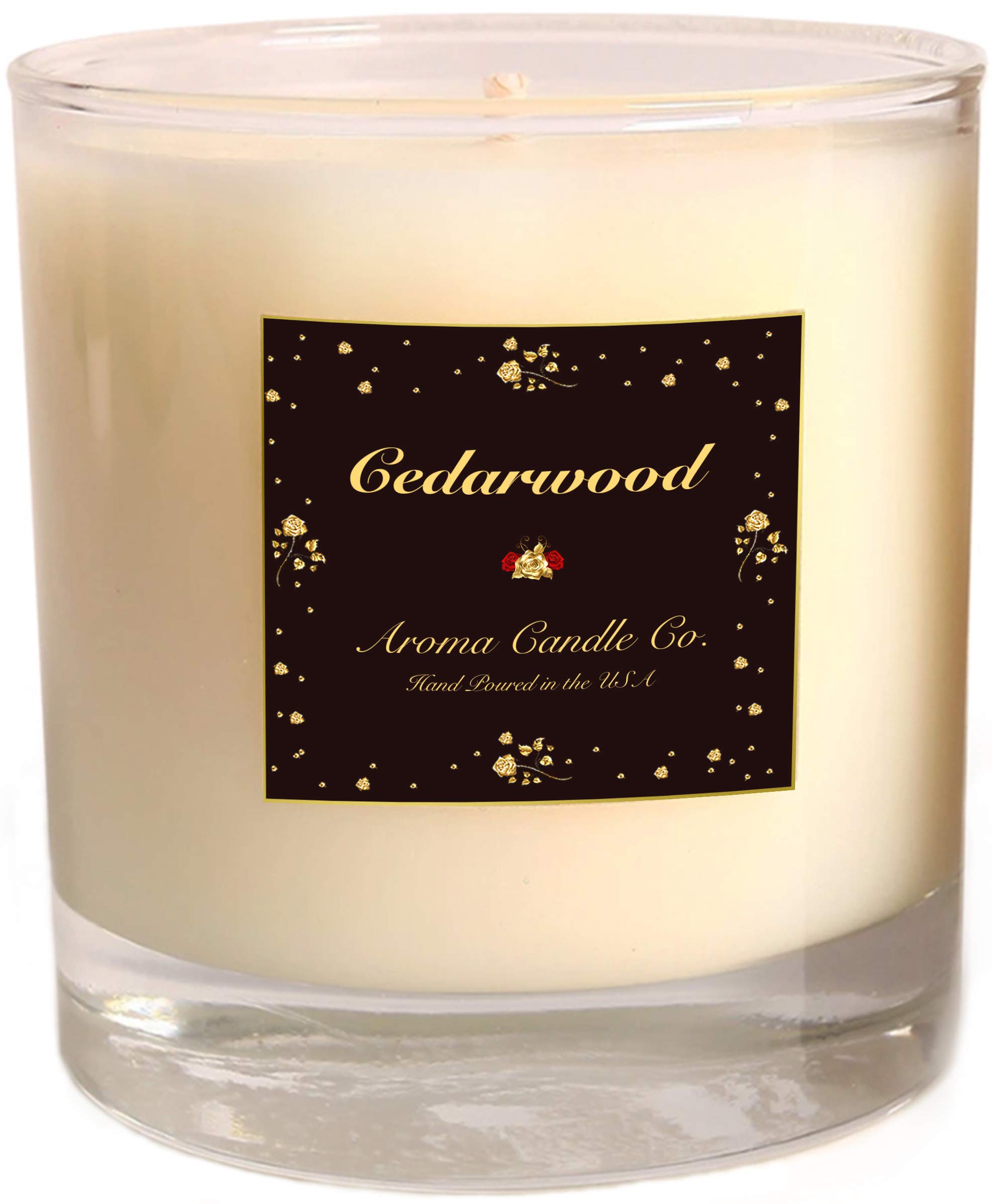Rich, Room-Filling Aroma - Cedar Essence - Handmade in New York 10.5 oz Cedarwood Soy Candle