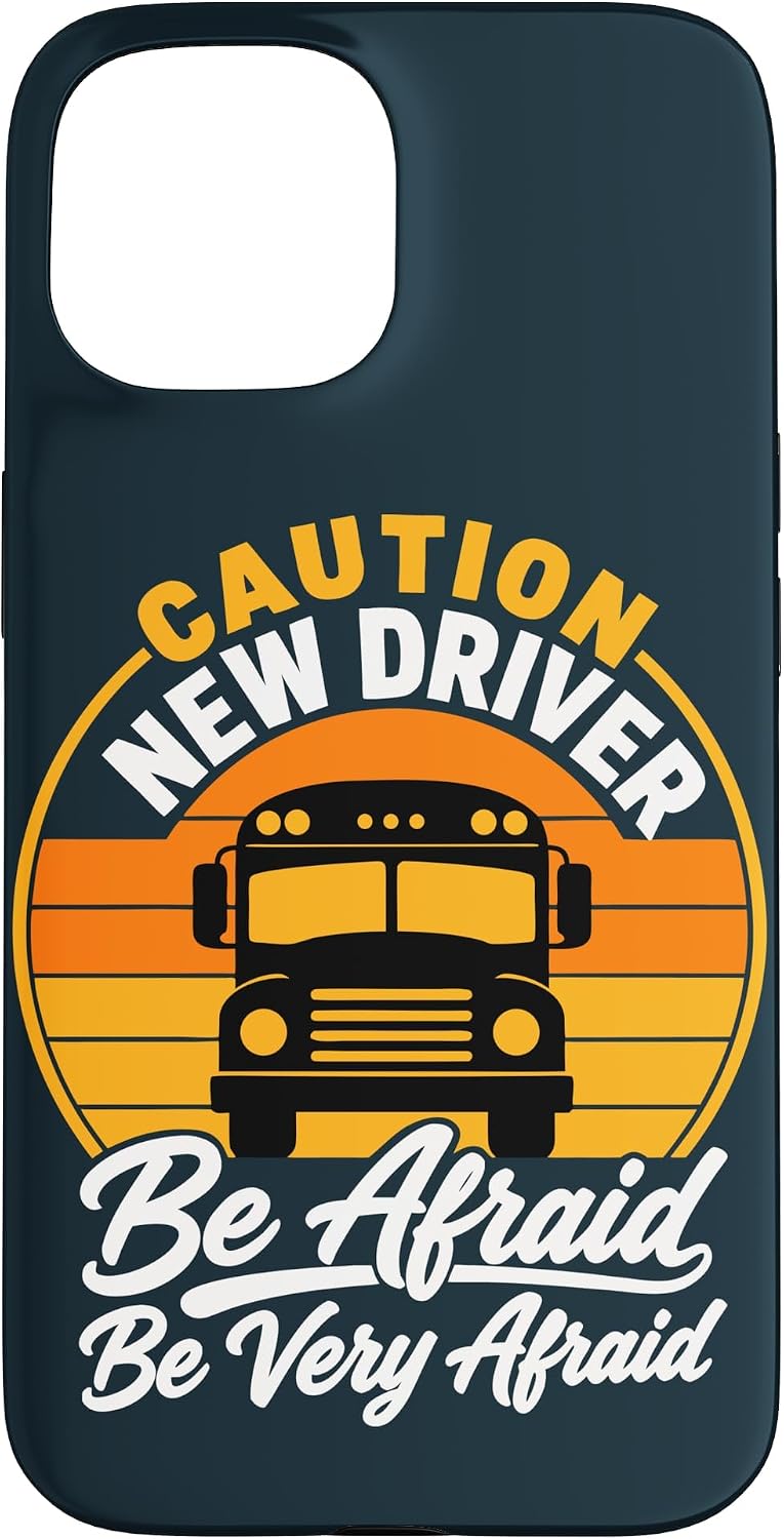 New School Bus Driver Humor Schoolbus Case for iPhone X/XS image 5