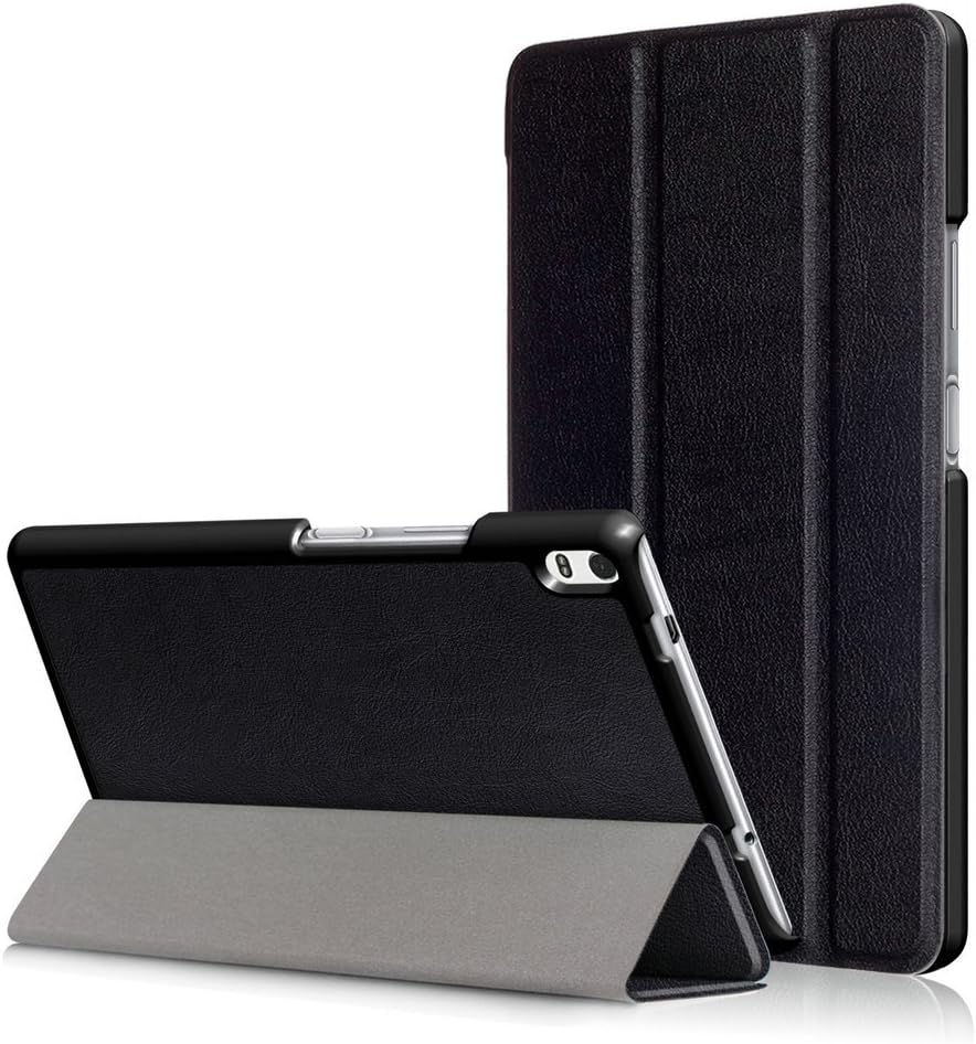Kepuch Custer Étui rigide ultra fin en similicuir PU pour Lenovo Tab