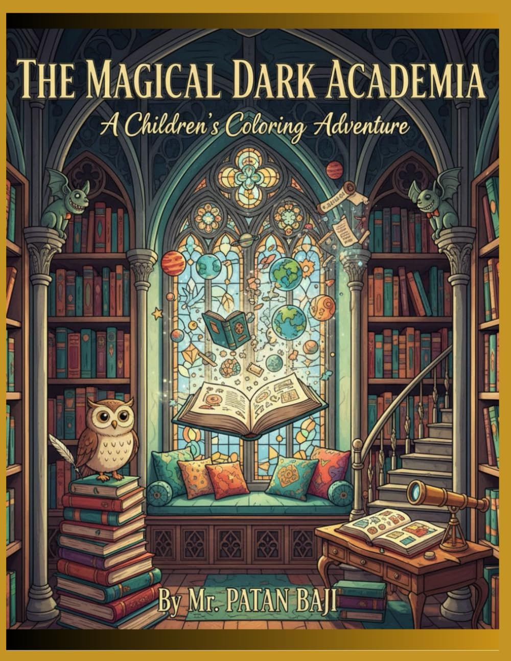 The Magical Dark Academia: A Children's Coloring Adventure: Explore Enchanting Libraries, Gothic Castles & Whimsical Wonders for Kids