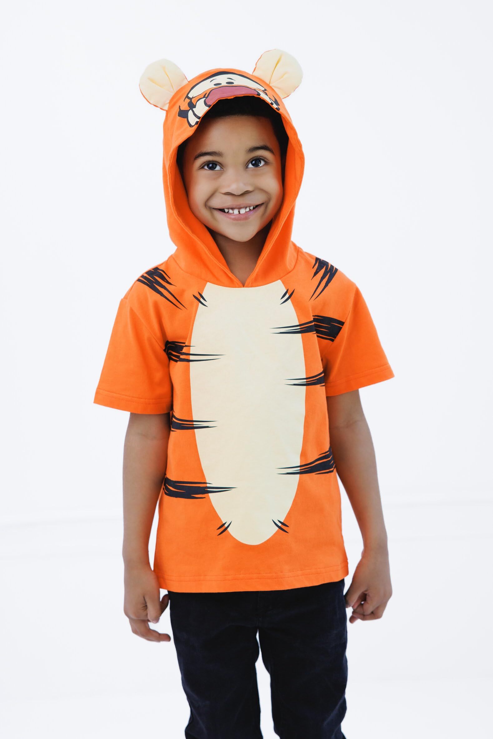 Disney Familien-Cosplay-T-Shirt mit Kapuze für Kleinkinder bis Erwachsene (12 Monate – 2XL)