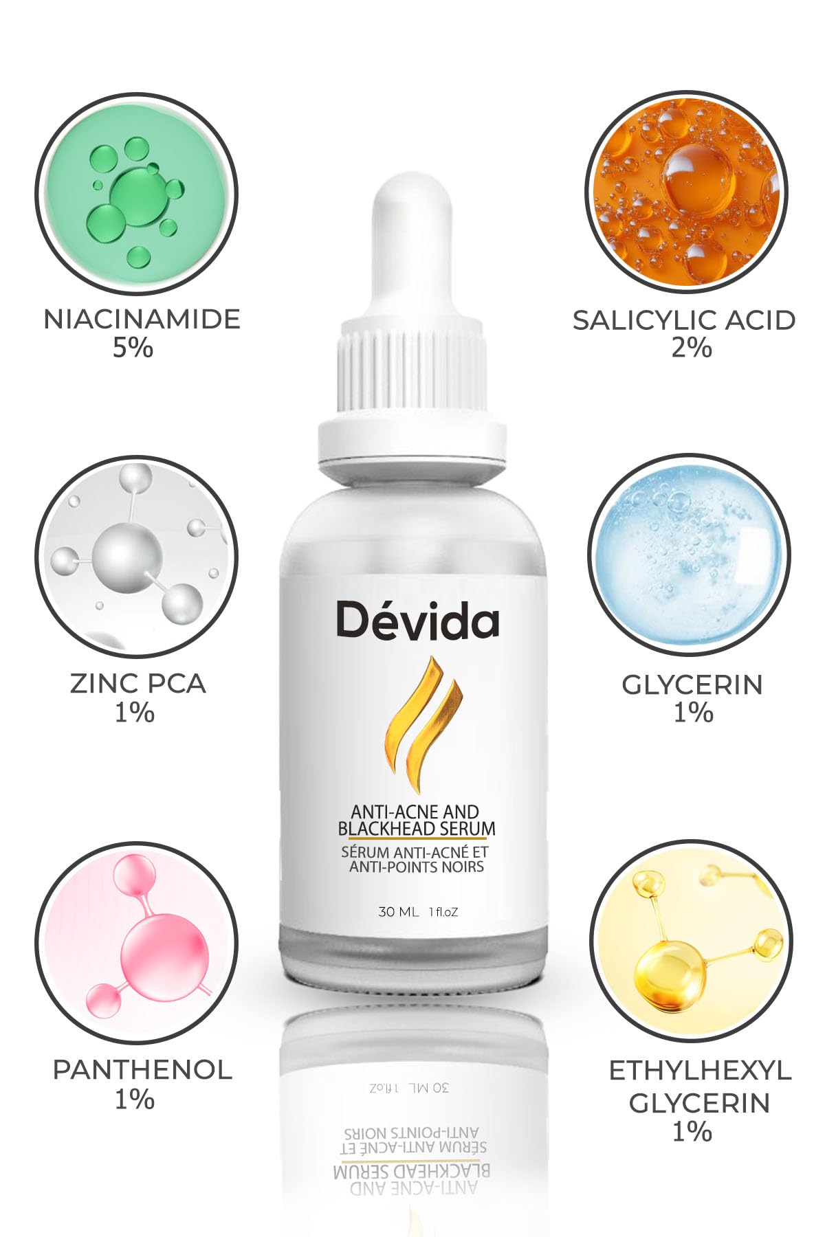 Sivilce Karşıtı Siyah Nokta,Akne Giderici Sérum Elixir Series A260