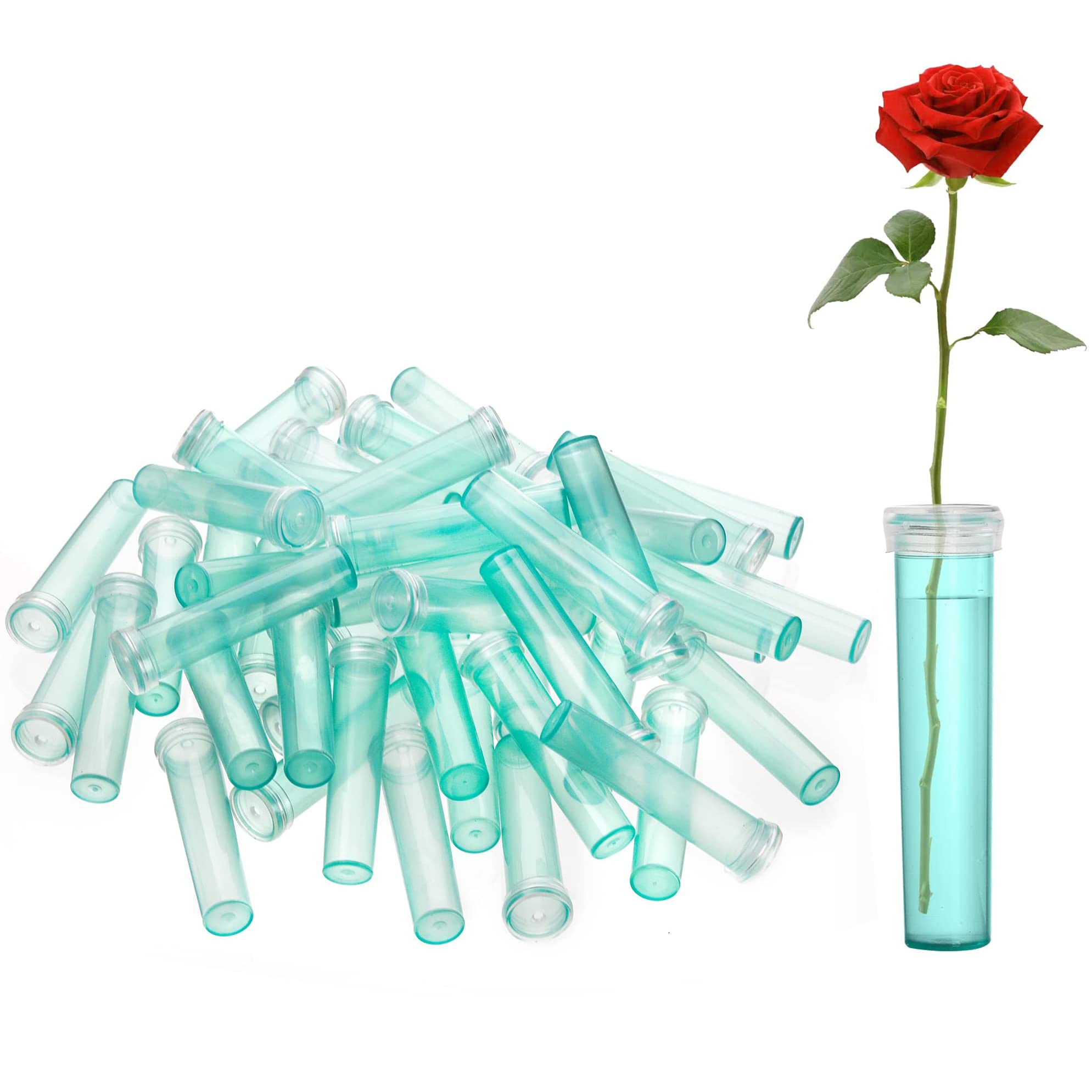 Tubes à eau de rechange WANGCL transparents de 7,1 cm pour art floral exigeant