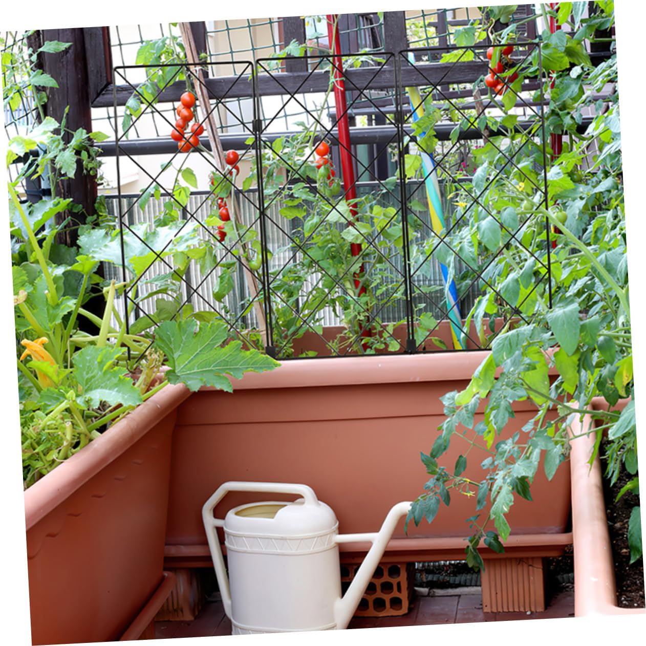 2pcs Plant Climbing Frame Garden Trellis for Support of Climbing Plants Sturdy Structure for Tomatoes Peas and Vines