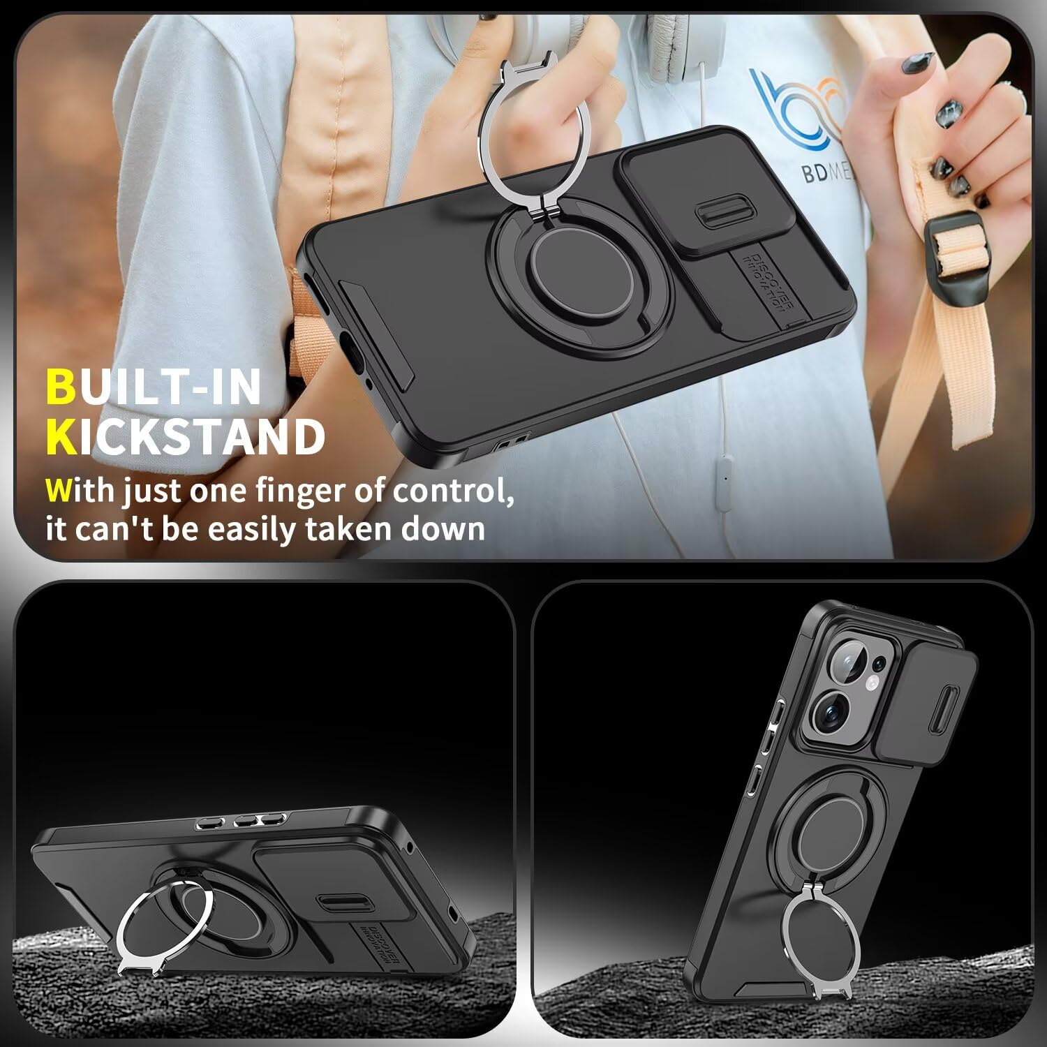 Oppo A58 5G / A78 Hoesje Schokbestendig TPU Back Cover Transparant