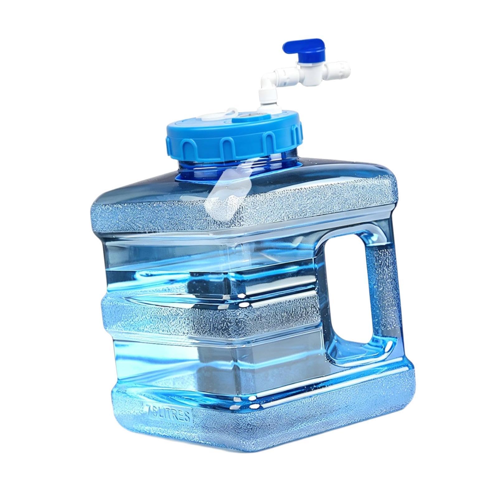 Camping Water Container Portable with Spigot for Fishing Washing Hand Hiking 7.5L Blue | Water Carriers & Jerrycans | Water Bottles & Hydration | Camping & Hiking | Outdoor Sports-image-5