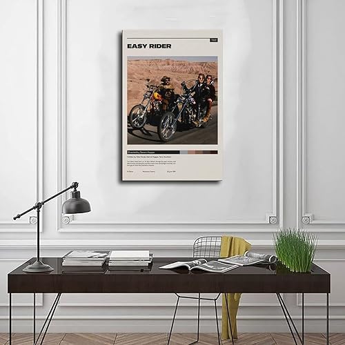 Miniatura 3 de Easy Rider - Póster de película para sala de estar, dormitorio, estudio, 1 póster en lienzo para decoración de pared, pinturas para sala de estar,