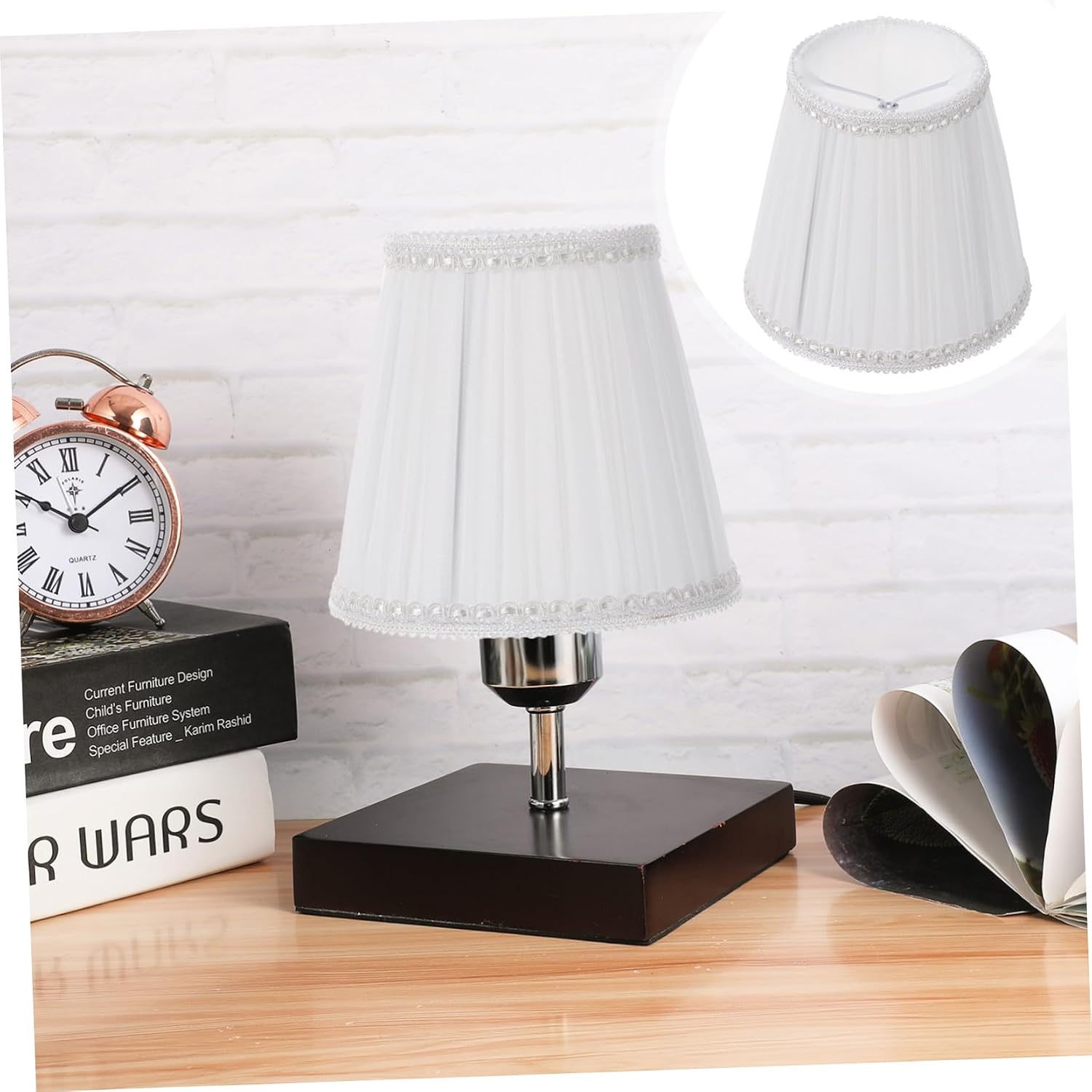 Clip-on Lampshade Chandelier Small Hanging Lamp Shades Home Decor Lamp Cover