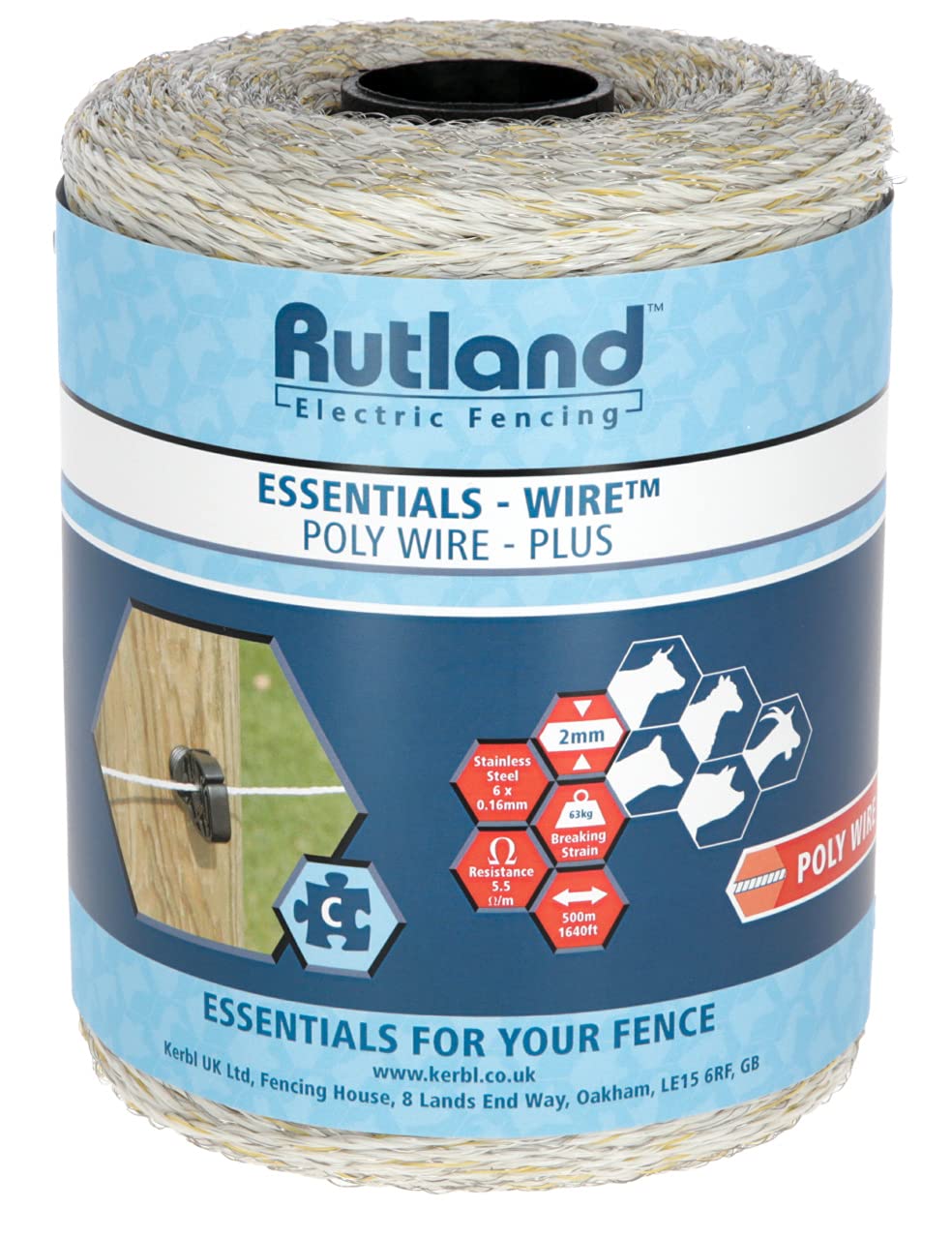 Rutland Essentials Poly Wire Plus (500m)