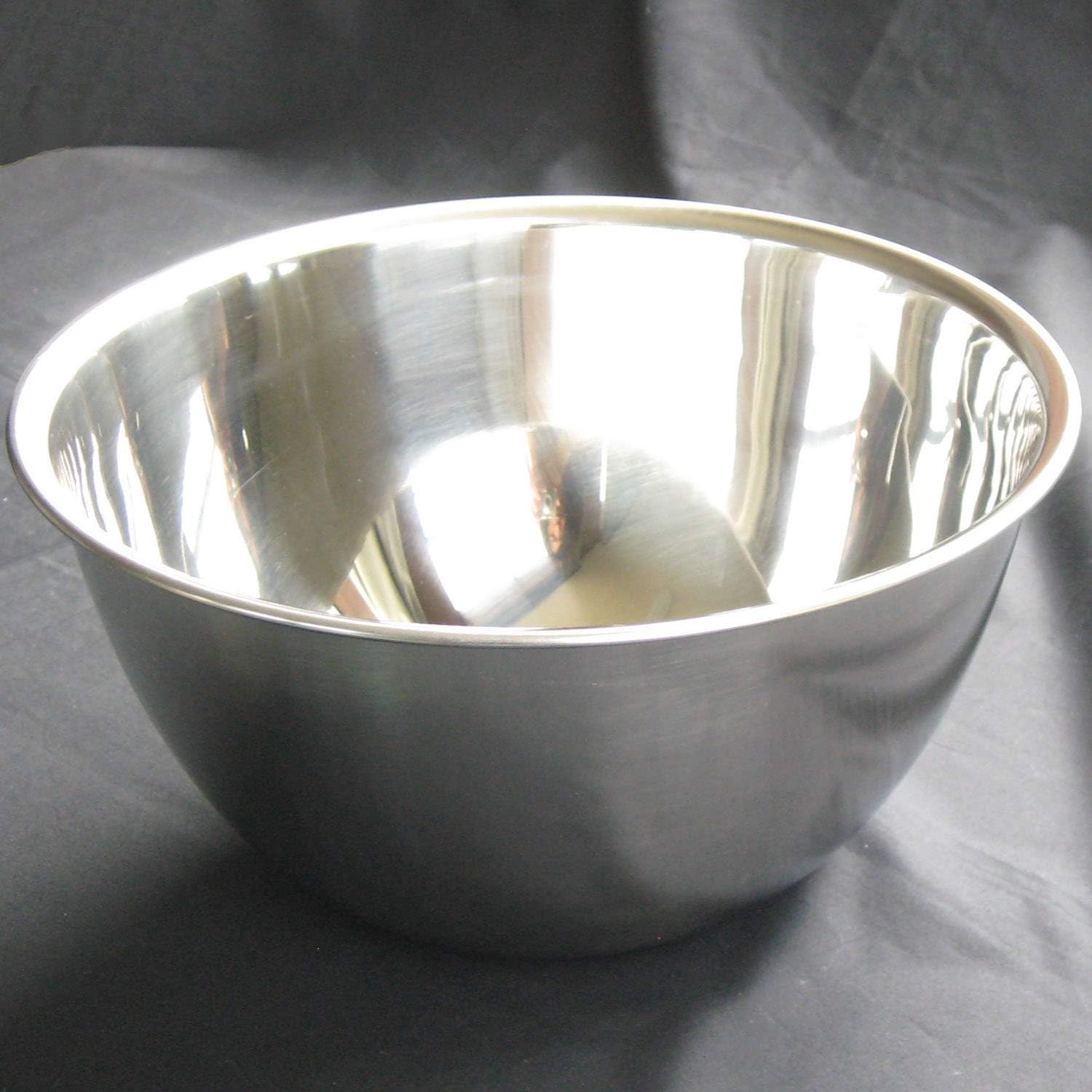 Nagao Tsubamesanjo Deep Bowl Outer Diameter 10.2 inches (26 cm), 18-8 Stainless Steel, Made in Japan