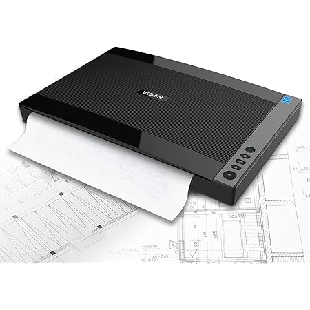 Amazon.com: Plustek Tabloid Size Large Format Flatbed Scanner OS 1180 ...