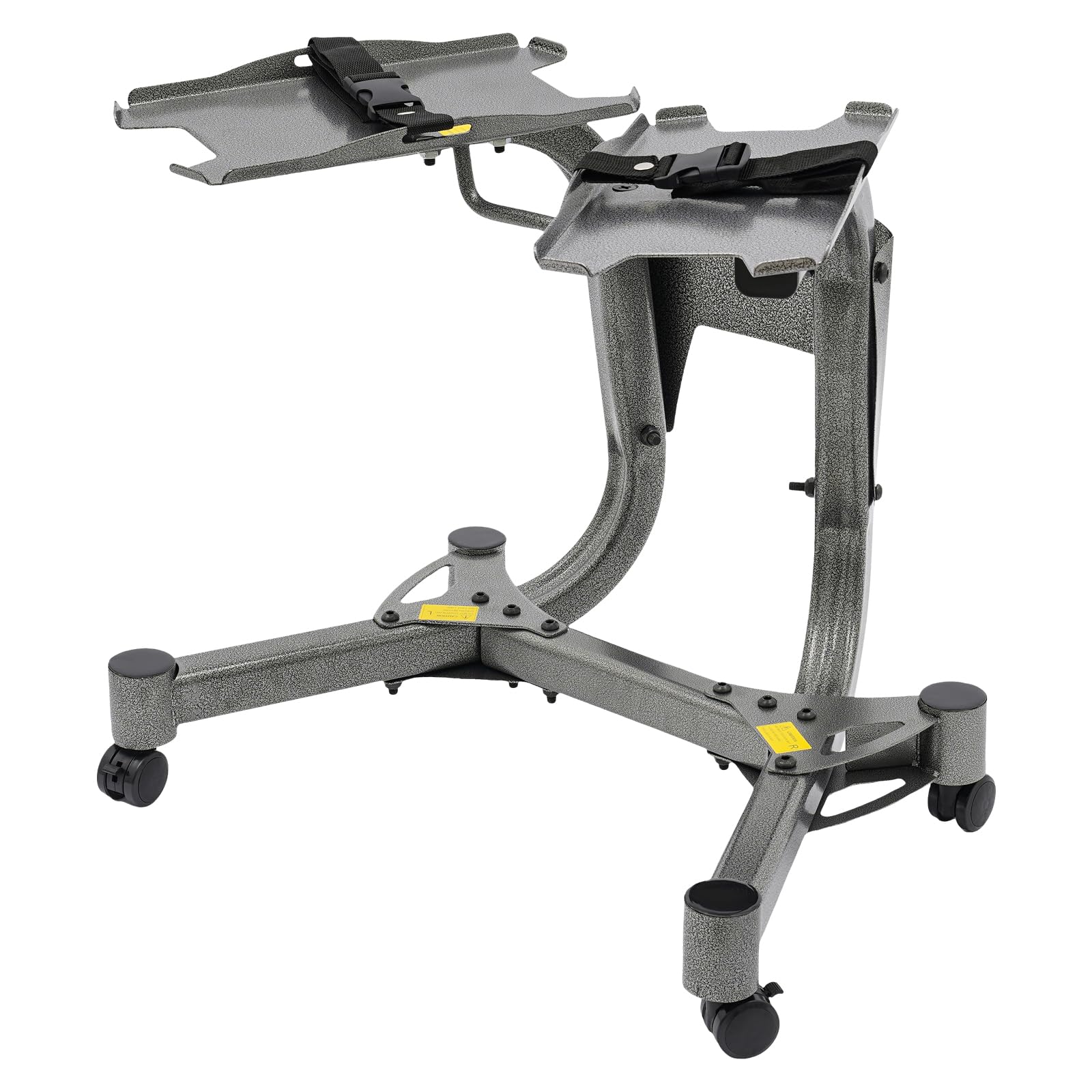 Supporto per manubri fino a 100 kg, con cinghia di fissaggio e portasciugamani, per casa e palestra, 64 x 39 x 62 cm