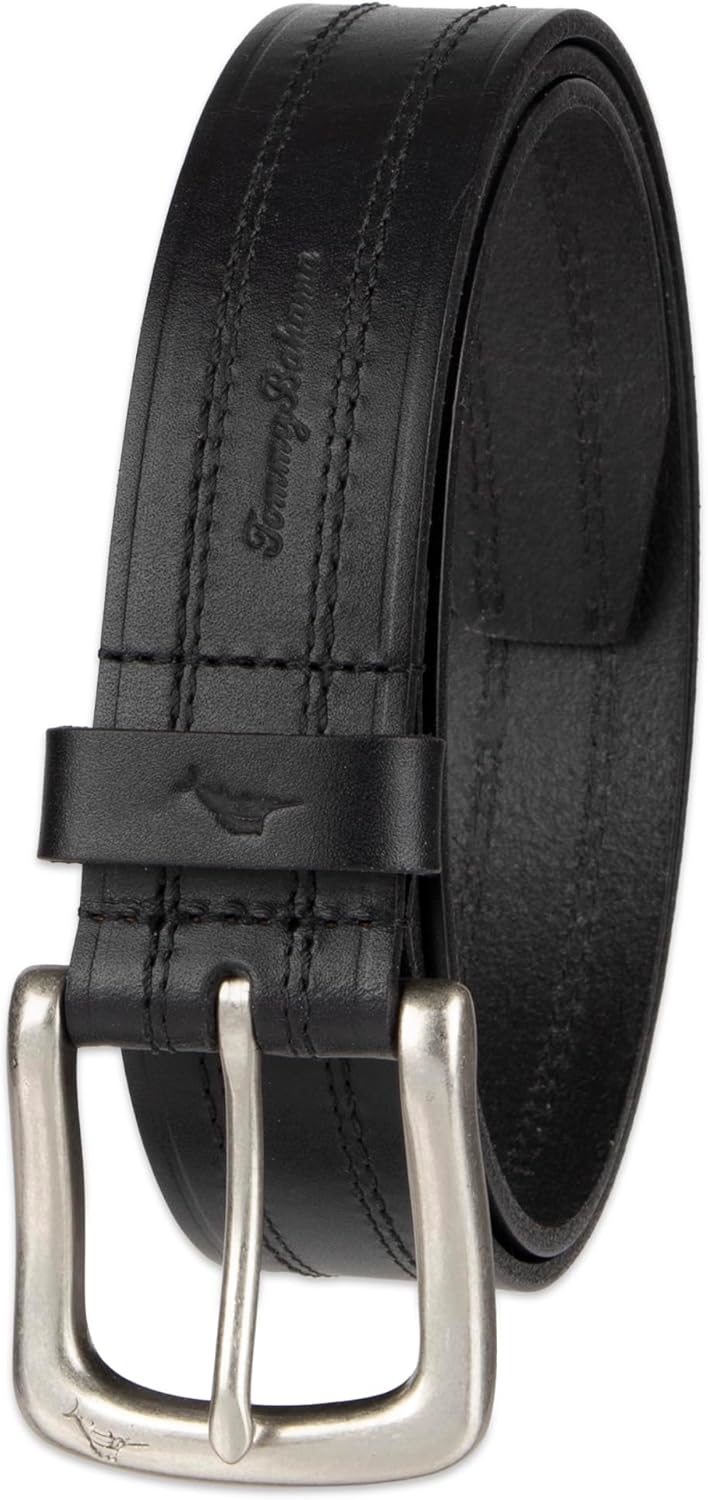 Tommy Bahama Men's Casual Leather Belt – Everyday Style for Jeans, Shorts & Chinos