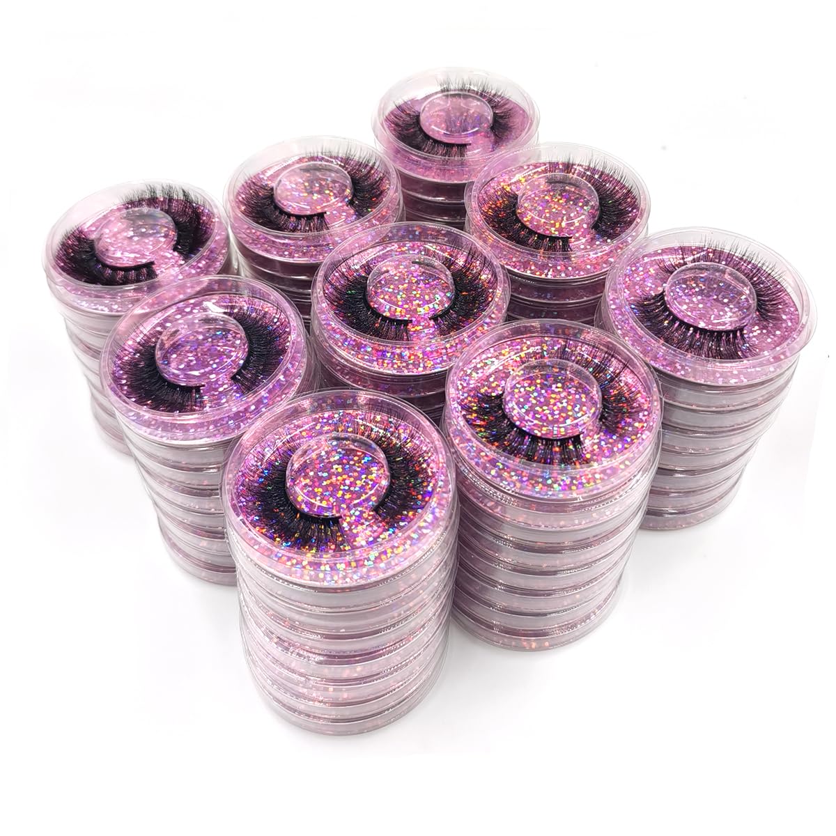 Ciglia finte 3D soffici effetto naturale, 10 stili (20 paia)
