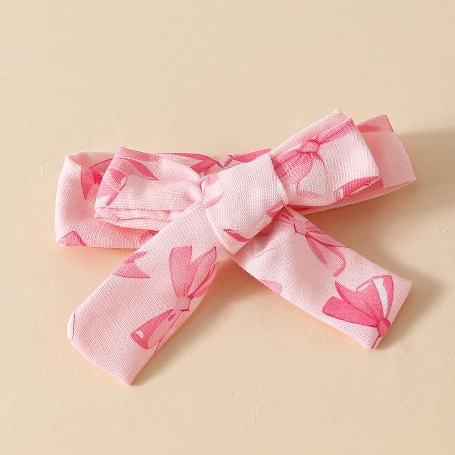 FYMNSI Baby Girls Fall Outfit Bow Print Ruffle Romper Suspender Tutu Skirt Headband 3PCS Infant Toddler Christmas Dresses - Image 5