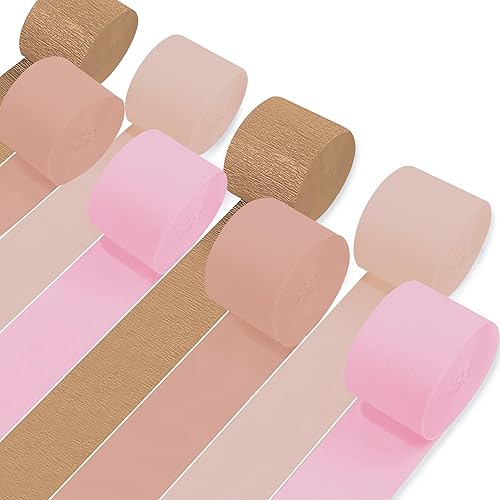 Vista 16 de 8 rollos de serpentinas de papel crepé doradas, decoración de fiesta de Año Nuevo, graduación, Navidad, arco iris, suministros de bricolaje