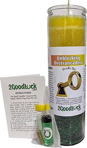 Kit de velas vestidas de Destrancadera para despejar tu camino y eliminar obstáculos