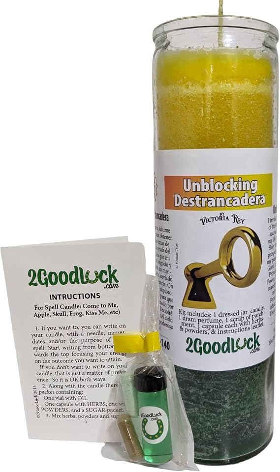 Unblocking Destrancadera Dressed Candle KIT to Clear Your Path and Remove Obstacles