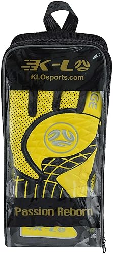 Miniatura 6 de K-LO Guantes de portero Guantes de portero de fútbol Savage Rise (unisex, juvenil, niños y adultos)  Salvajes de dedos para protección  Palma de