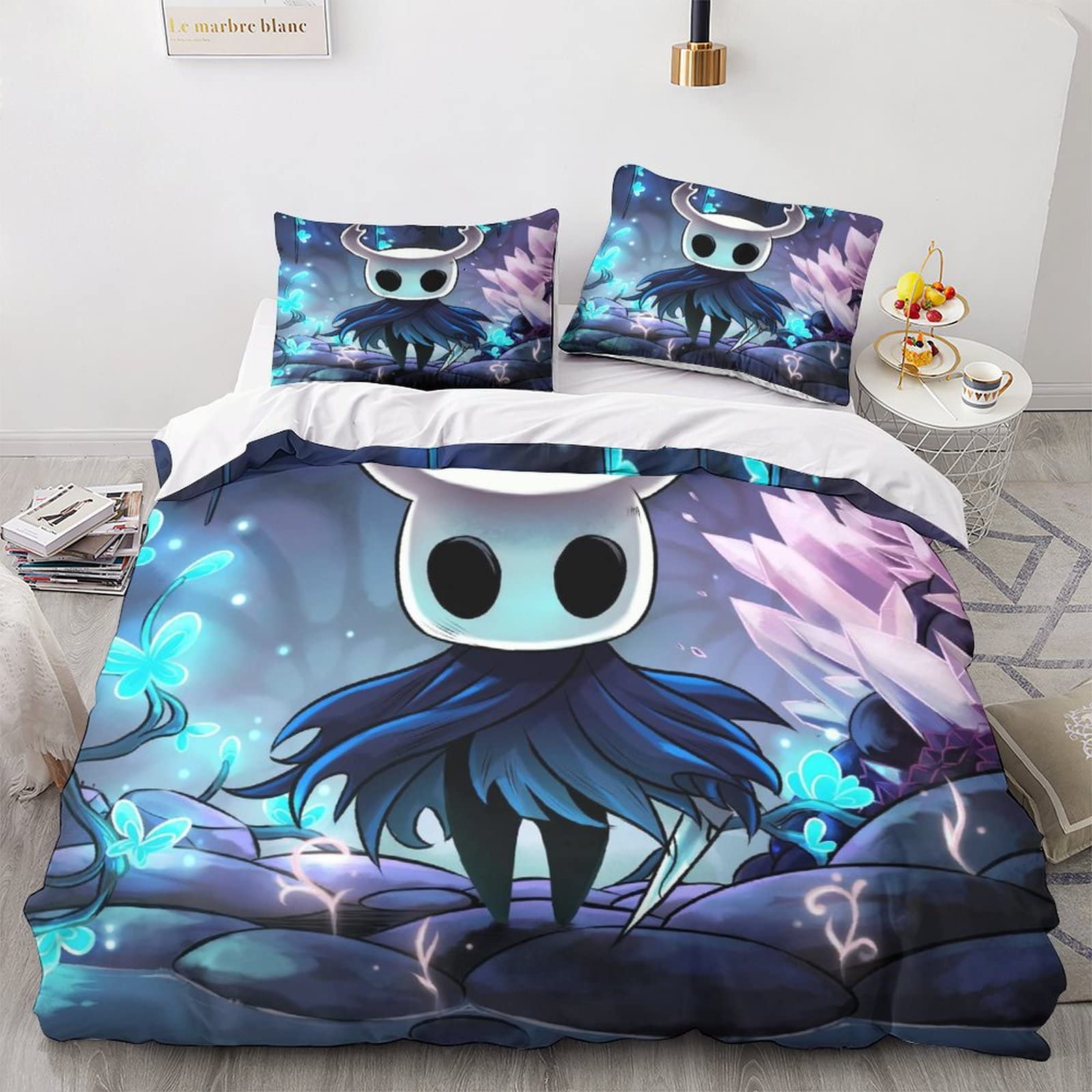 Sets The Legend Of Zelda Housse De Couette 3D Imprimé Microfibre Parure De Lit Linge De Lit Avec Taies D'oreiller,Zelda Ousse De Couette Avec Fermeture Éclair,pour Adultes Et Adolescents Single(135