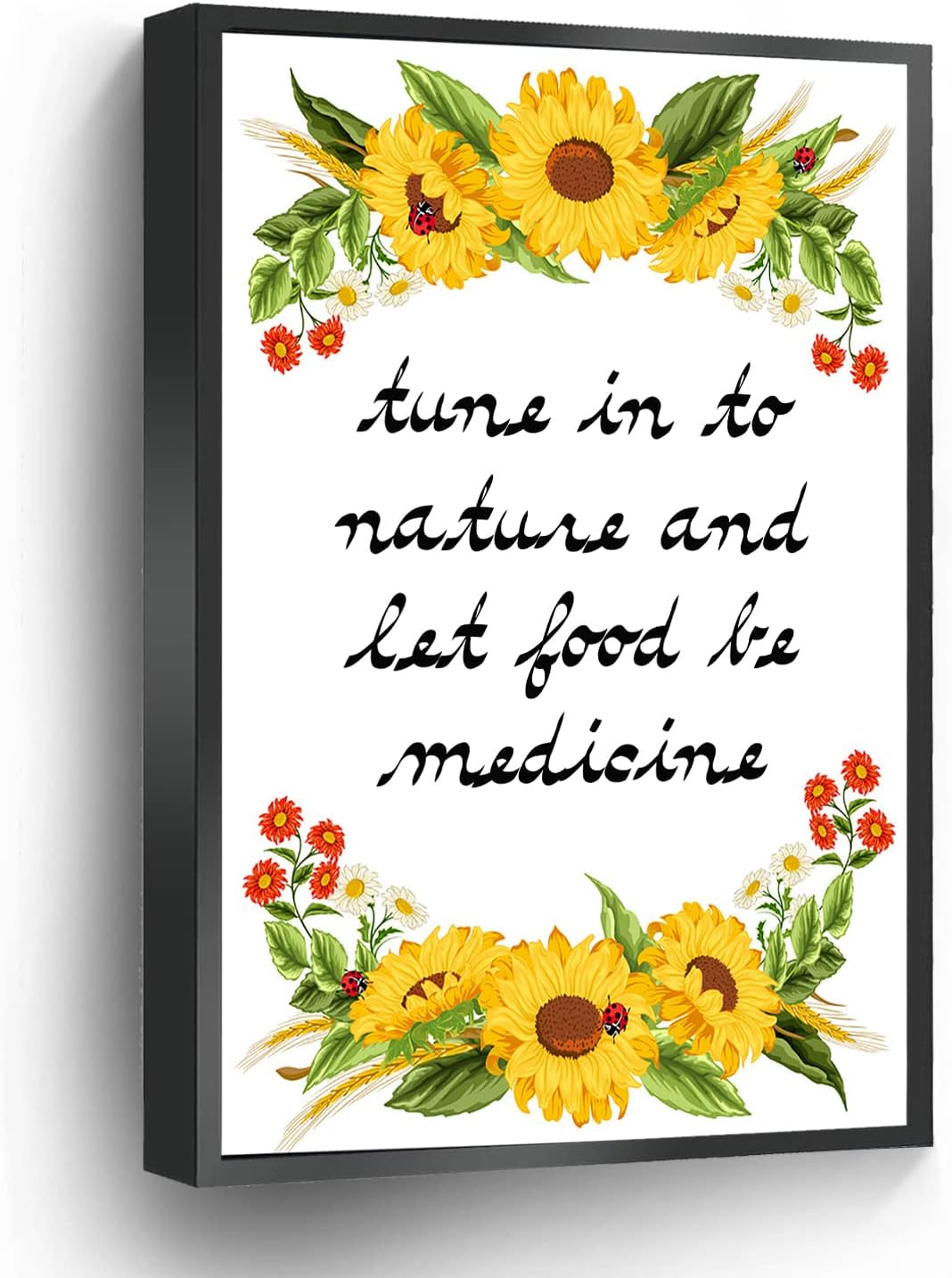 Chiropractic Is Designed To Make You Heal Better Canvas Print Chiropractic Wall Art Poster Hippocrates Quotes For Home Office School Wall Decor Artwork(Metal Framed 12" X 16")